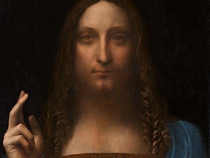 Salvator Mundi Paris by Emy