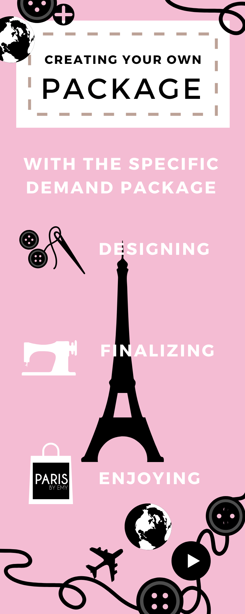 Create your own Paris Tour Package with PARIS BY EMY - Paris Trip Planner since 2018