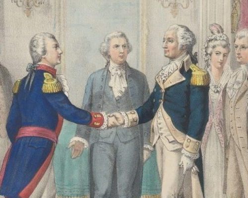 Lafayette meeting Washington by PARIS BY EMY